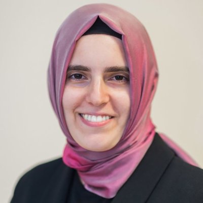 Photo of Melike Kahya, PhD, at the Hinda and Arthur Marcus Institute for Aging Research in Boston, MA